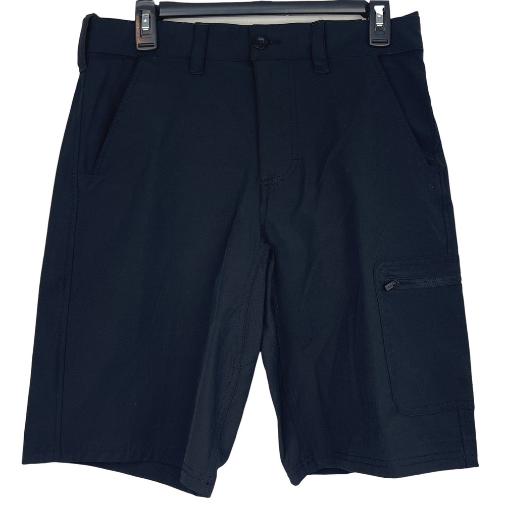 NEW Huk NXTLVL 10.5" Short Mens Small Next Level Black Cargo Performance Fishing